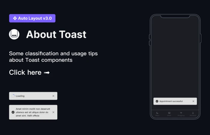 About Toast   - Free Figma Template