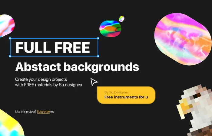 Abstract Backgrounds Pack  - Free Figma Template