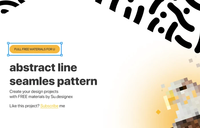 abstract line seamles pattern  - Free Figma Template