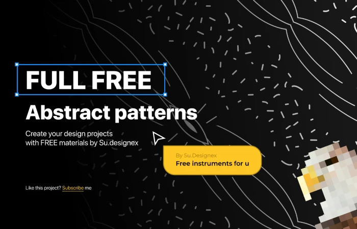 Abstract Patterns  - Free Figma Template