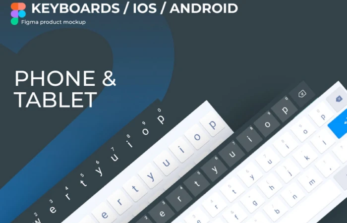 Android & IOS Keyboards (Tablet / Phone) V2  - Free Figma Template