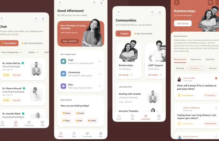 Anonymous Advice  - Free Figma Template