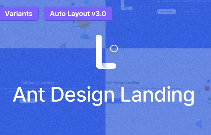 Ant Design Landing  - Free Figma Template