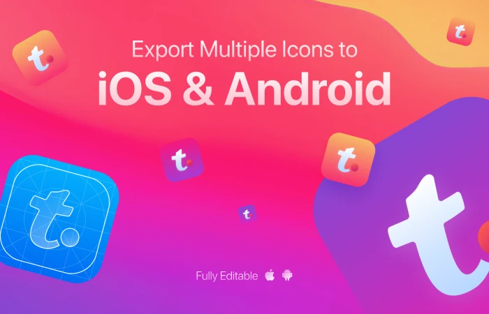 Application Icons (iOS & Android)  - Free Figma Template