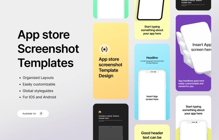 AppStore Screenshot Template  - Free Figma Template