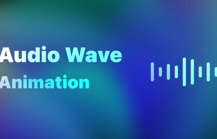 Audio wave Animation  - Free Figma Template