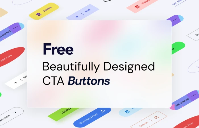 Beautiful CTA Buttons  - Free Figma Template