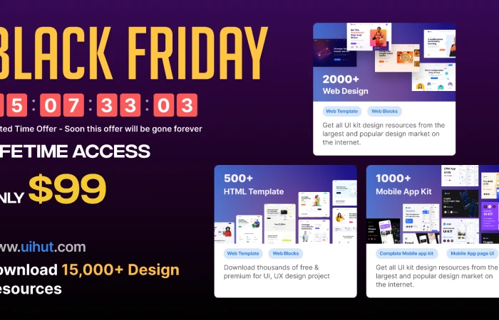 BLACK Friday Offer  - Free Figma Template