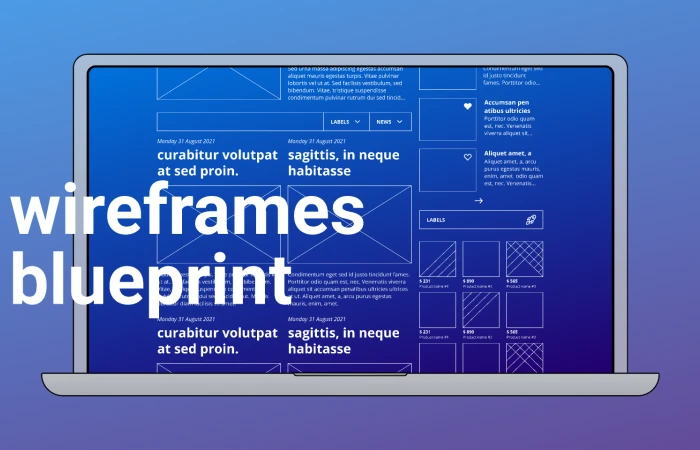 blueprint wireframes  - Free Figma Template