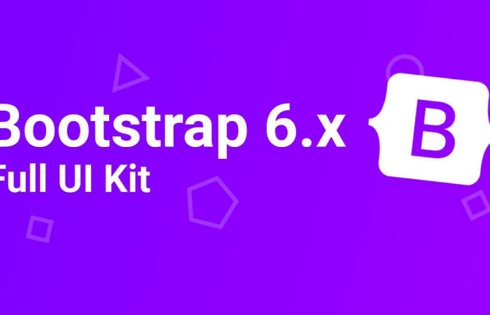 Bootstrap 6.x UI Kit  - Free Figma Template