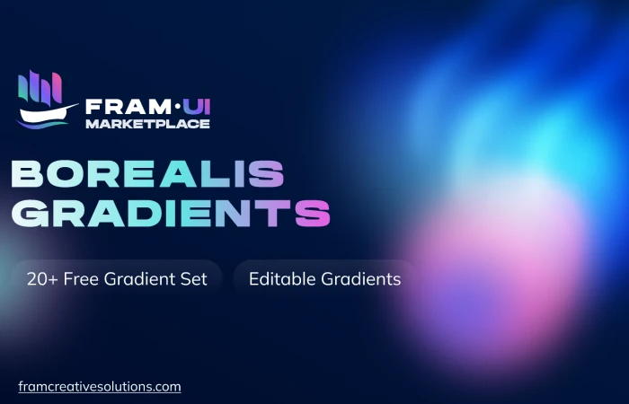 Borealis Themed Editable Gradients - Free Pack  - Free Figma Template