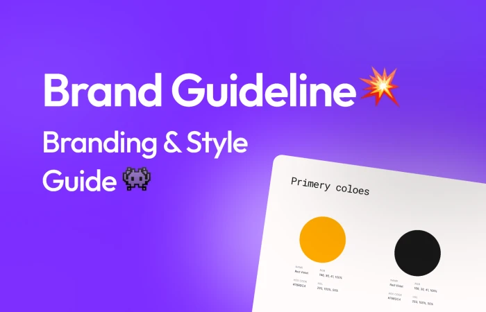 Brand Guideline - Branding & Style Guide   - Free Figma Template