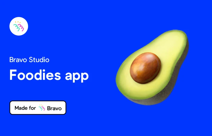 Bravo Sample: Foodies app  - Free Figma Template