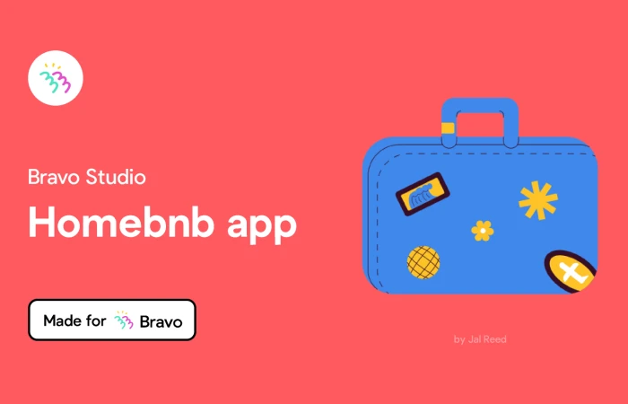 Bravo Sample: Homebnb app  - Free Figma Template