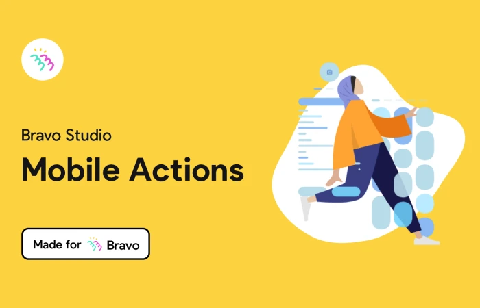 Bravo Sample: Mobile Actions  - Free Figma Template