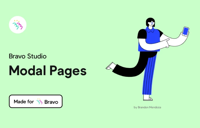 Bravo Sample: Modal Pages  - Free Figma Template