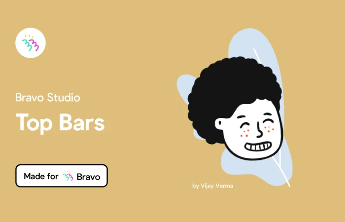 Bravo Sample: Top Bars  - Free Figma Template