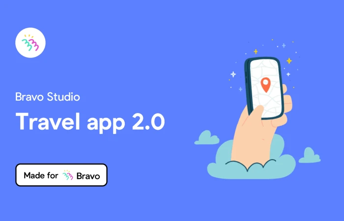 Bravo sample: Travel app 2.0  - Free Figma Template