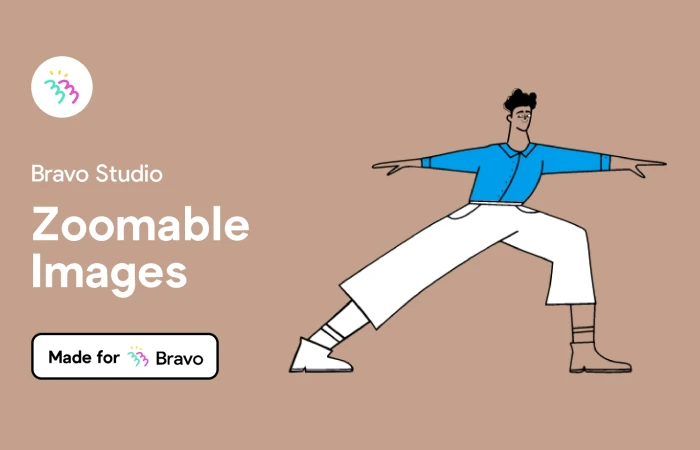 Bravo Sample: Zoomable Images  - Free Figma Template
