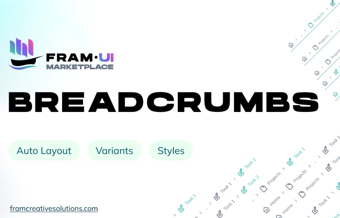 Breadcrumbs Components - Free  - Free Figma Template