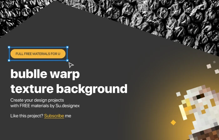bublle warp texture background  - Free Figma Template