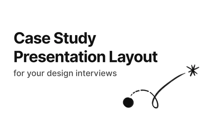 Case Study Presentation Layout for Design Interviews  - Free Figma Template