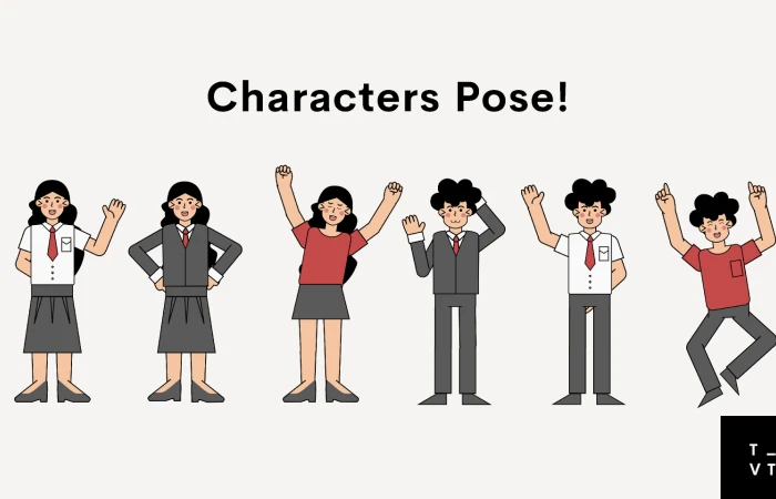 Characters Pose  - Free Figma Template