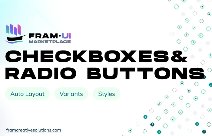 Checkboxes and Radio Buttons Components - Free  - Free Figma Template