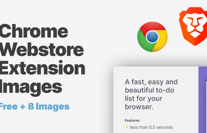 Chrome Webstore Extension Images  - Free Figma Template