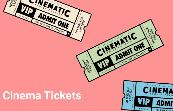 Cinema Tickets  - Free Figma Template