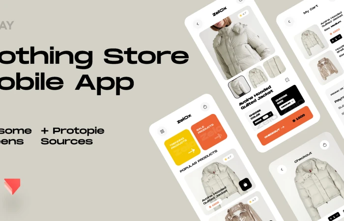 Clothing Store App  - Free Figma Template