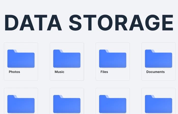 Cloud Data Storage  - Free Figma Template
