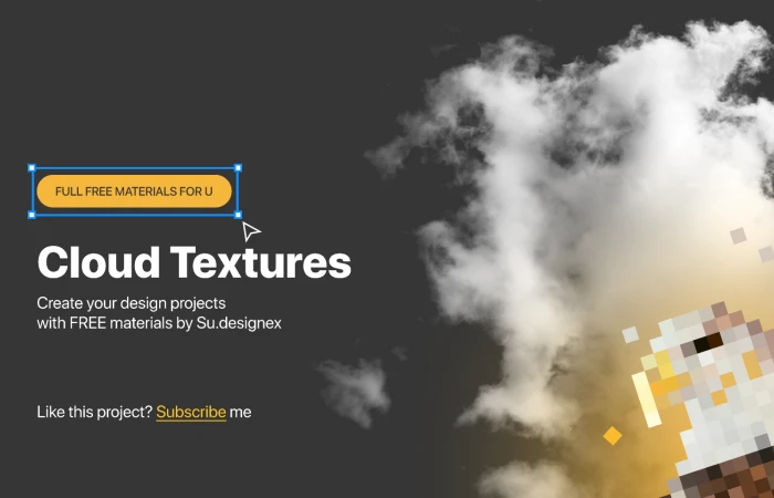 Cloud Textures  - Free Figma Template