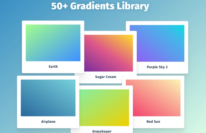 Collection of Gradients  - Free Figma Template