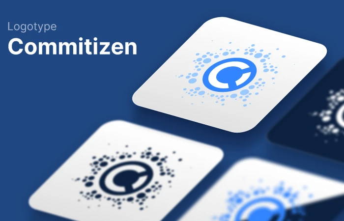Commitizen logo  - Free Figma Template