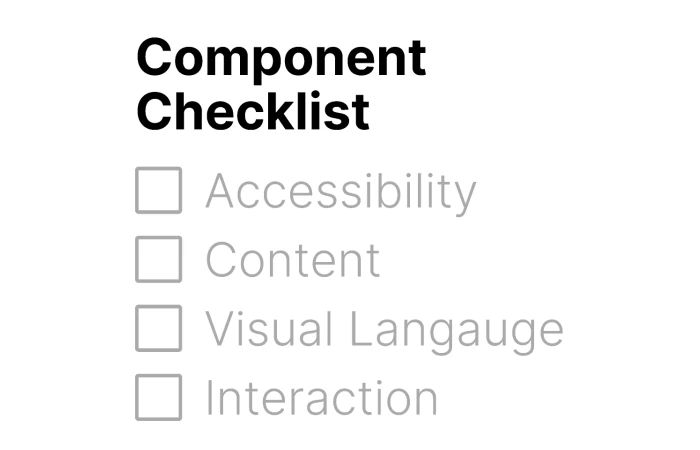 Component Checlist  - Free Figma Template