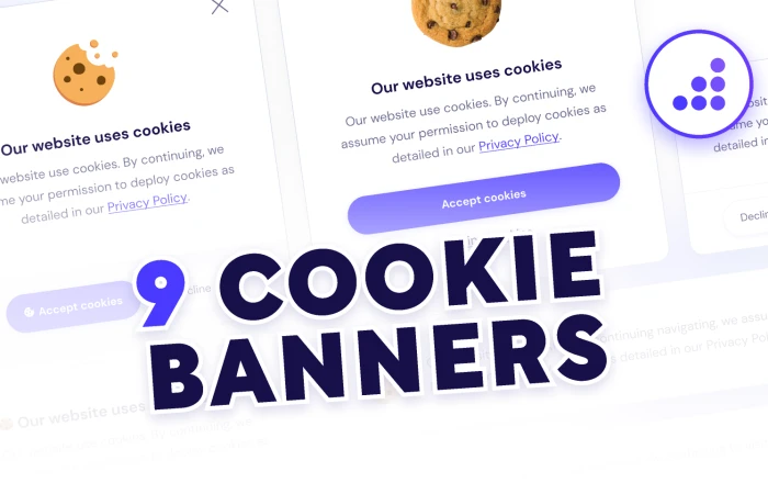 Cookies Notification Banner Website Template | BRIX Templates  - Free Figma Template