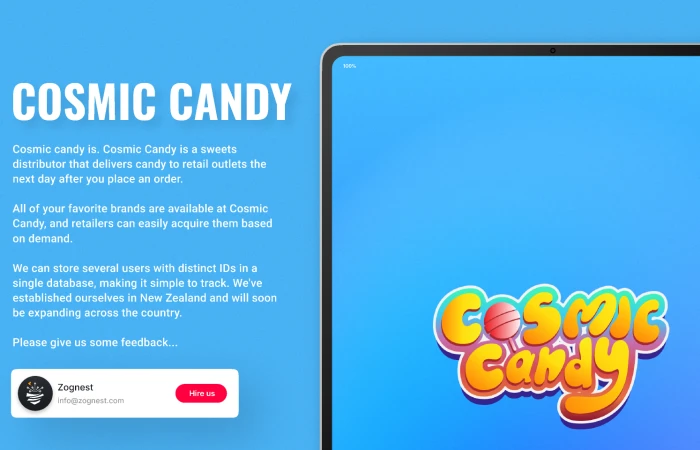 Cosmic Candy  - Free Figma Template