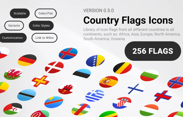 Country Flag Icons  - Free Figma Template