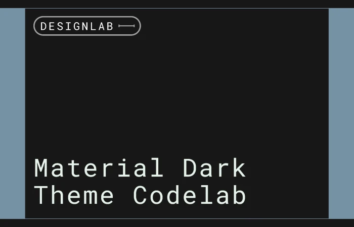 Create a Dark Theme with Material Design  - Free Figma Template