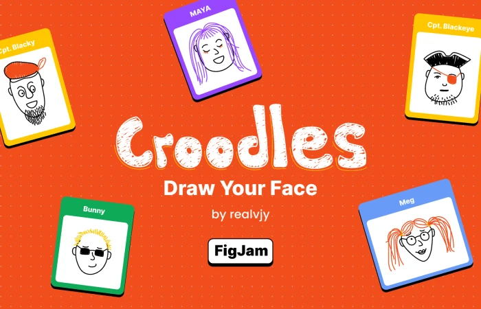 Croodles - Doodle your face  - Free Figma Template