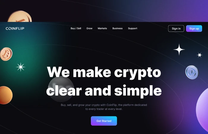 Cryptocurrency Landing Page  - Free Figma Template