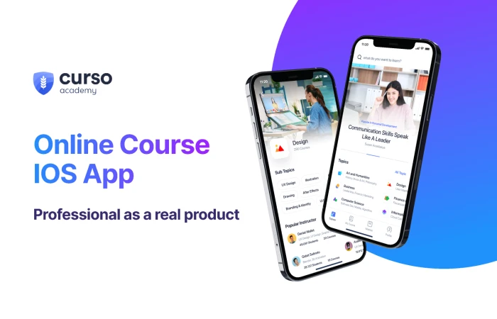 Curso-Online Course Preview  - Free Figma Template