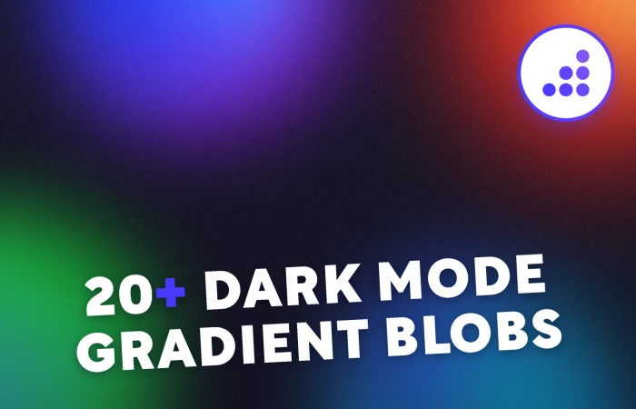Dark Mode Mesh Gradient Blobs | BRIX Templates  - Free Figma Template