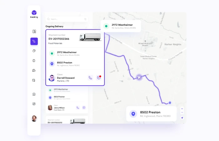 Dashboard Management Tracking  - Free Figma Template