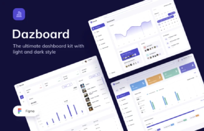 Dazboard - The Ultimate Dashboard UI Kit  - Free Figma Template