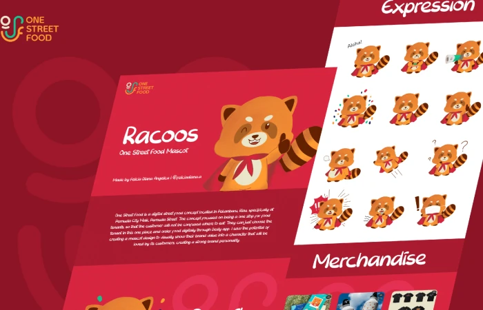 Demo projects : Creating Mascot Illustration for Business  - Free Figma Template