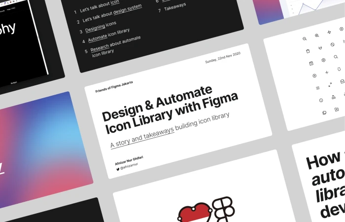 Design & Automate Icon Library with Figma  - Free Figma Template