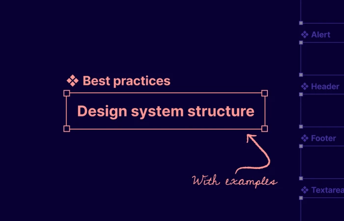 Design system structure for teams, projects and files  - Free Figma Template