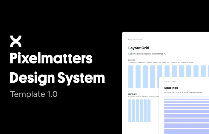 Design System Template  - Free Figma Template